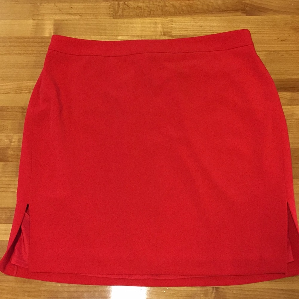 Orange skirt